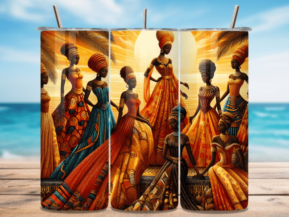 Download African Women Cultural Art Tumbler Wrap - Premium Resources